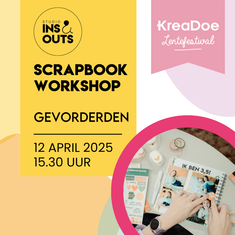 Workshop KreaDoe Lentefestival - GEVORDERDEN - zaterdag 15.30