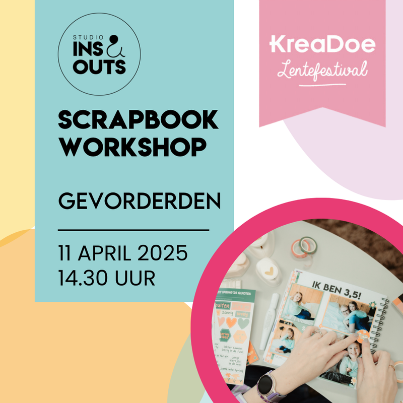 Workshop KreaDoe Lentefestival - GEVORDERDEN - vrijdag 14.30